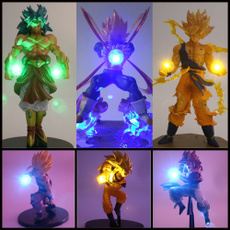 8 styles Dragon Ball Z Son Goku Vegeta Broly Gogeta Super Saiyan Action Figure  Led Figure  Diy Night Light Anime Model Toy