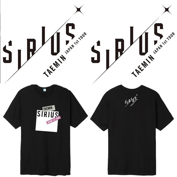 New KPOP SHINee TAEMIN Japan 1st LIVE TOUR SIRIUS T-Shirt Unisex Top Tee