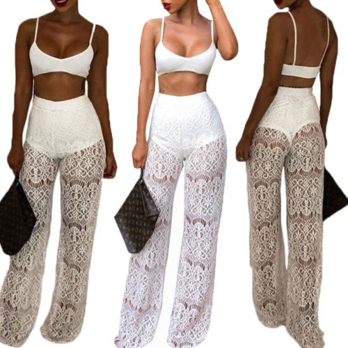 high waisted beach trousers