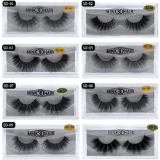 New 3D Mink Eyelashes Long Lasting Lashes Natural Thick Lightweight Mink Eyelashes Women Beauty Makeup Tool