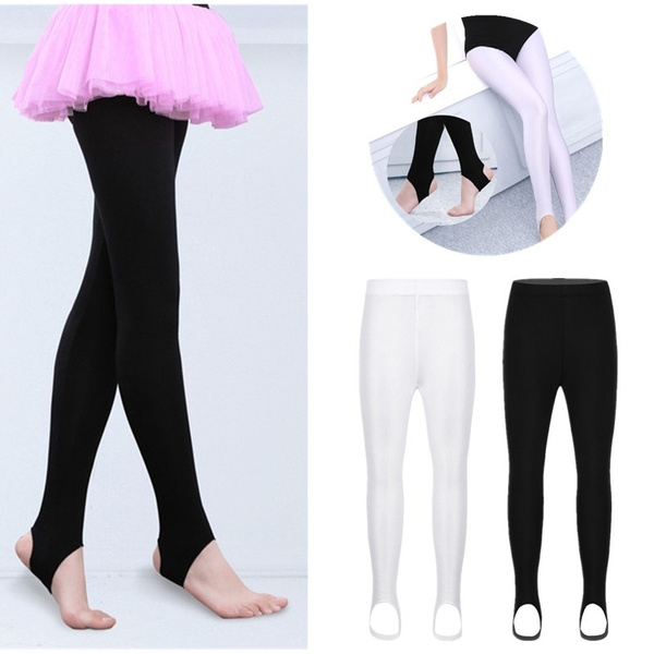 Girls Kids Ballet Stirrup Tights Pantyhose Child Dance Leggings Cotton  Spandex Yoga Gymnastics Dance Pants - AliExpress