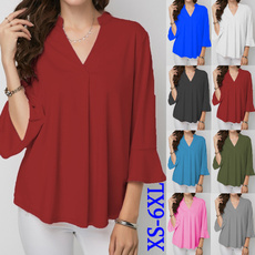 blouse, Summer, Chiffon Shirt, Tops & Blouses