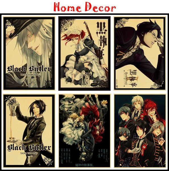Details about   3D Black Butler I26 Japan Anime Wall Stickers Wall Mural Decals Acmy 