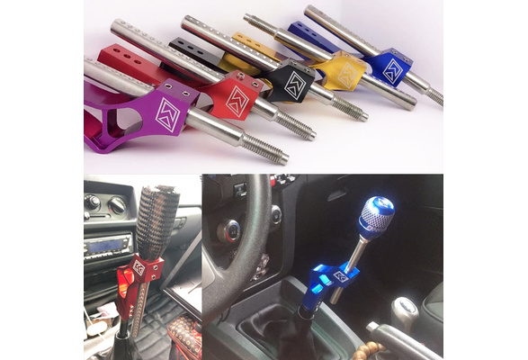 Black Aluminum K-Tuned Shift Knob Extender Adjustable Shifter Lever For Honda Black Aluminum K-Tuned Shift Knob Extender Adjustable Shifter Lever For Honda