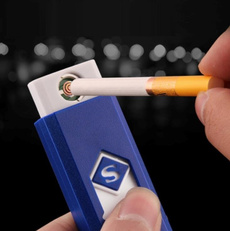Electric Mini USB Cigarette Cigar Lighter Rechargeable Flameless Windproof Cigarette Lighter