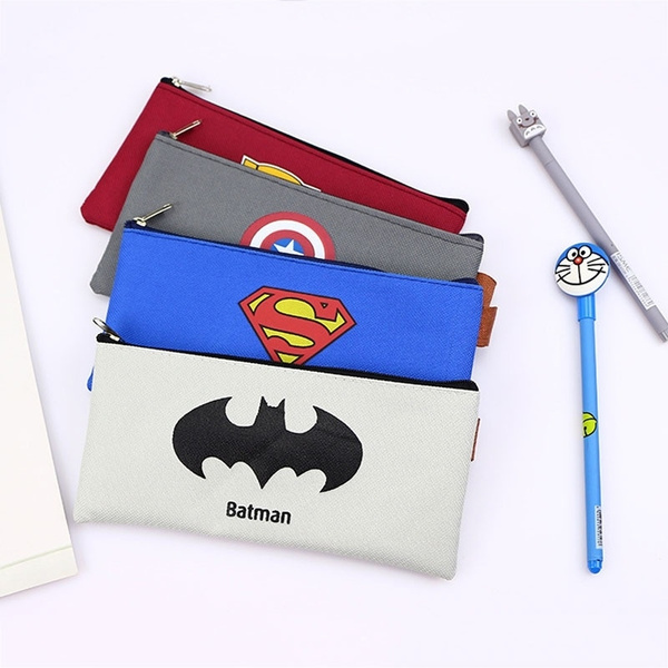 Batman VS Superman Stationery Set Pencil Case and Notebook School Supply 