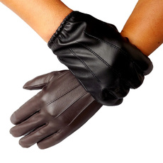 leather, black, policetacticalleatherglove, Gloves