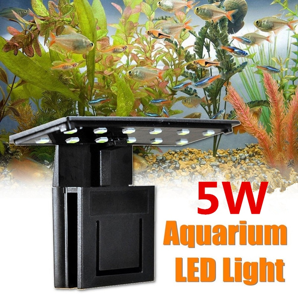 LED Aquarium Light Plants Grow Lighting Waterproof Clip-on Lamp | Wish