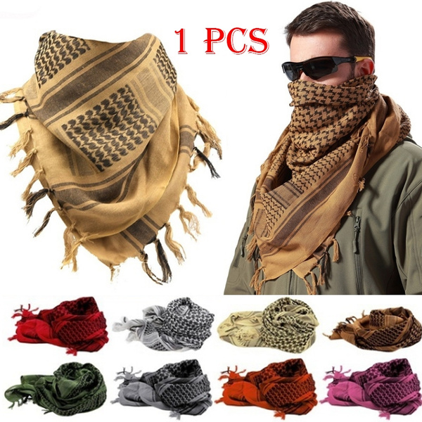 Unisex Lightweight Military Tactical Scarf Desert Army Shawl Wrap Men Scarves 