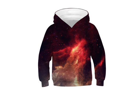 colourful nebula unisex hoodie