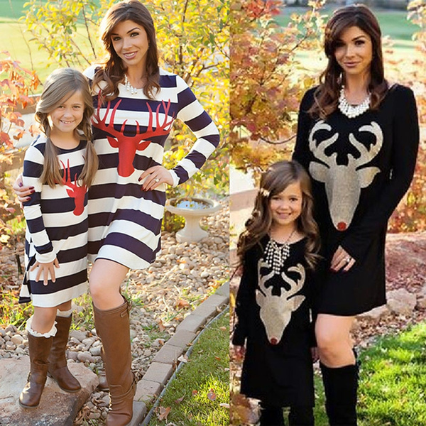 Matching mother best sale daughter christmas dresses