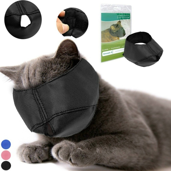 Cat Masks Pet Products Protection Grooming Tool Convenient Bathing Muzzles  for Cats Hospital