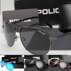 Eyewear Protection Women's Men's Round Face Unsiex Police Sunglasses UV 400  Driving Glasses Myopia Sunglasses