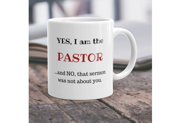 Pastor Christmas Gift Mug Yoda Best Pastor Pastor 