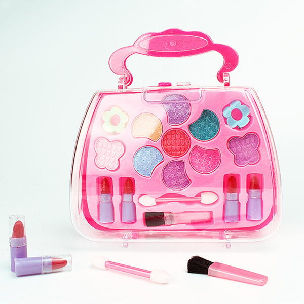 Princess Makeup Set For Kids Cosmetic Girls GIFT Kit Eyeshadow Lip Gloss  Blushes