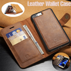 2 in 1 Vegan Leather Wallet Case Detachable Folio  Card Slot Kickstand Flip Case For Samsung Galaxy Note 9 Note 8 S9 S9 Plus S8 S8 Plus S7 S7 edge iPhone X Xs Xs Max Xr 8 7 Plus 6 6s 5 5S SE Huawei P20 Pro P20