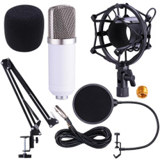 Microphone, skypemic, studiomicrophone, adjustablescissorarmmicripohone