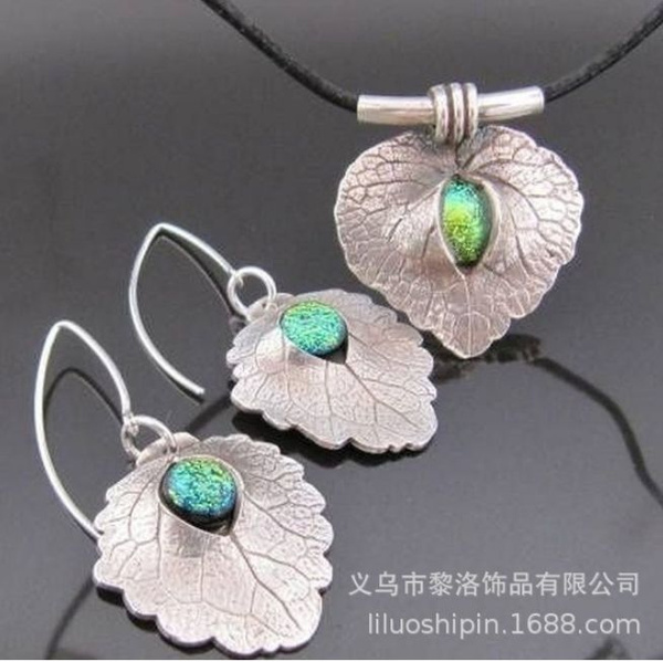 925 Sterling Silver drop Pendant Chain Necklace Stud Earrings Womens Jewellery 
