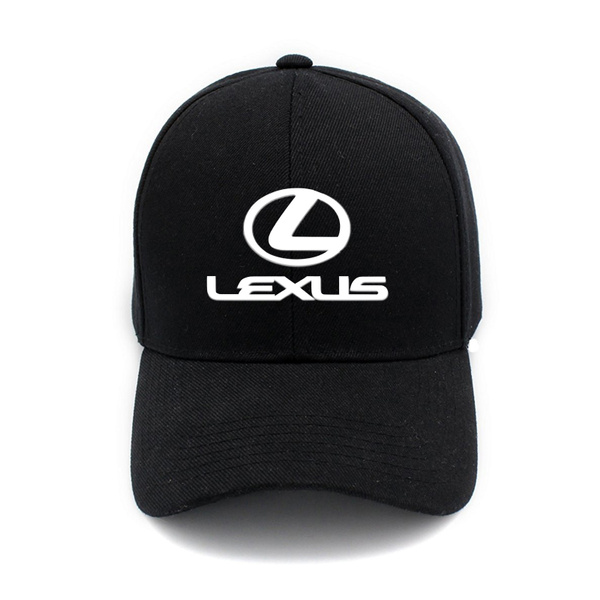 Lexus Car Auto Logo Black Hat Flexfit Baseball Cap Printed Emblem S/M And L/XL 