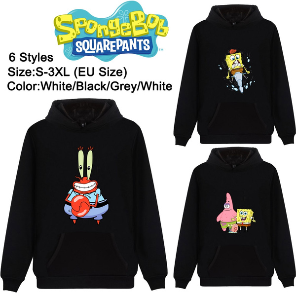 grey spongebob moletom com capuz