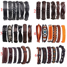 Wristbands, leatherbraceletsbulk, adjustablebracelet, multi-layer bracelet