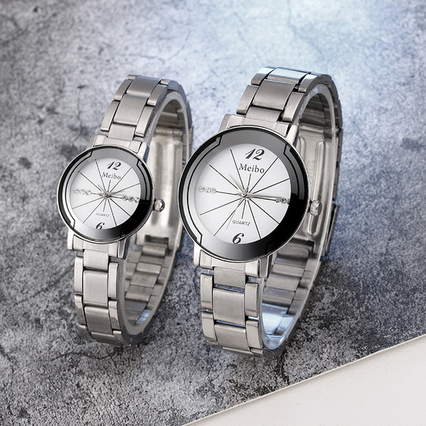 romantic couple watches
