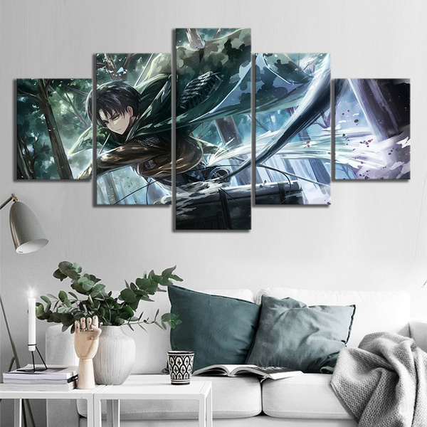 Anime Attack on Titan ART Wall Scroll Poster Home Decor Holiday Gift 60X90cm #50 