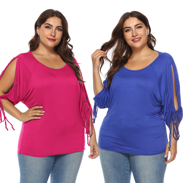 plus size long t shirt women