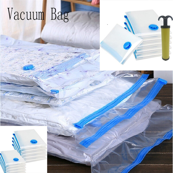 Plastic Transparent Vacuum Space Saver Storage Bags, For Home