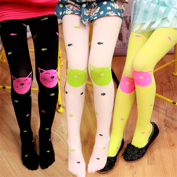 Girls 2025 cat tights