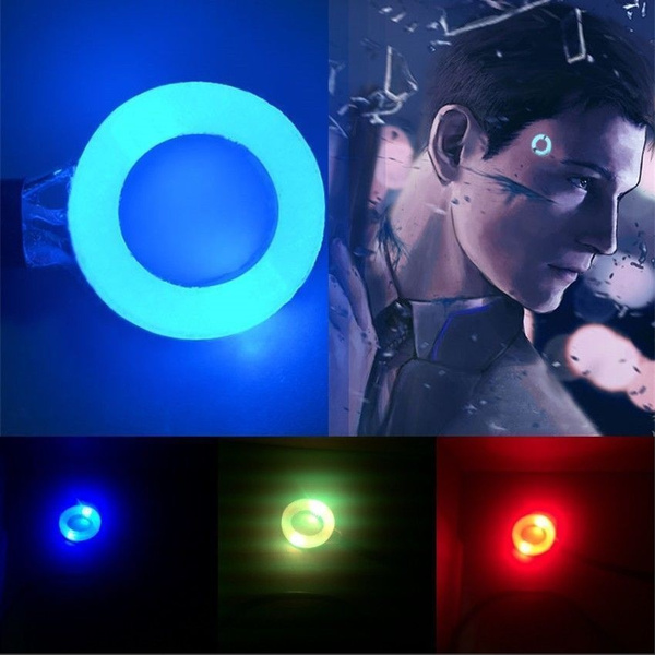 Novelty Detroit Become Human Cosplay Connor RK800 Temple Head LED