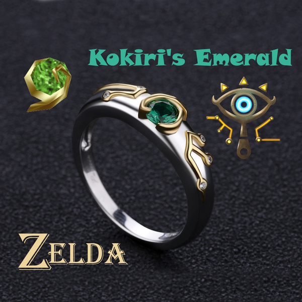 hypotheek een vrek Legend of Zelda Ring The Sheikah Eye Slate Kokiris Emerald Sterling 925 Silver Engagement Ring | Wish hypotheek een vrek Legend of Zelda Ring The Sheikah Eye Slate Kokiris Emerald Sterling 925 Silver Engagement Ring | Wish