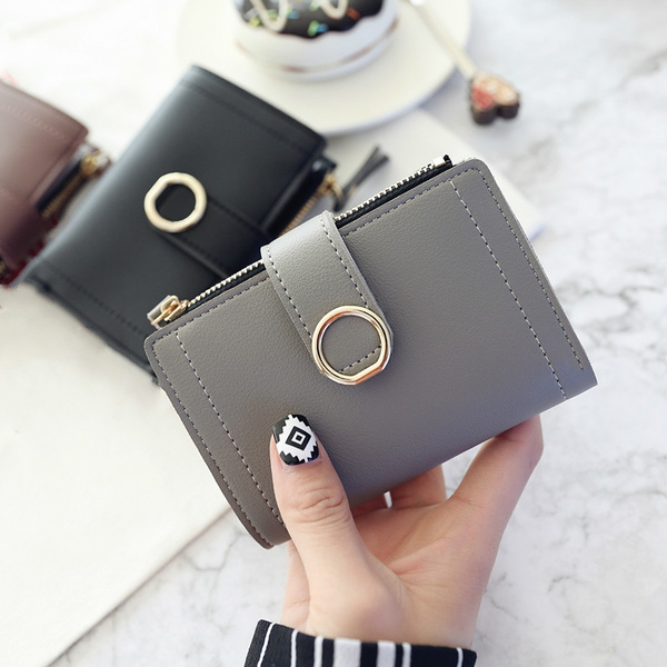 Amazon.com: Beurlike Womens RFID Coin Purse Change Wallet Small Leather Card  Holder Keychain (Gold) : Clothing, Shoes & Jewelry