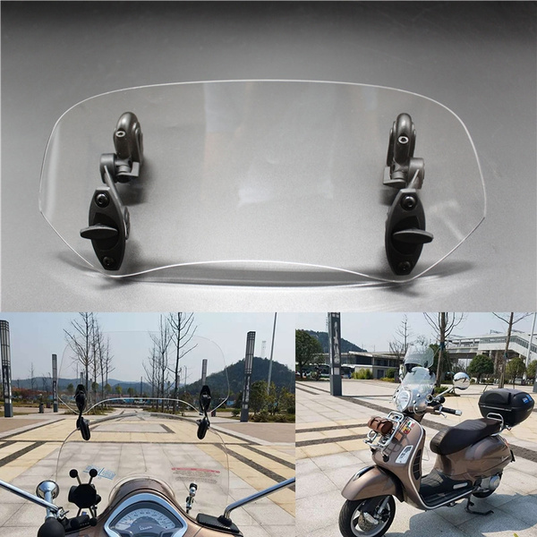 Adjustable Windshield Clip On Extension Spoiler Wind Deflector - Foto 7