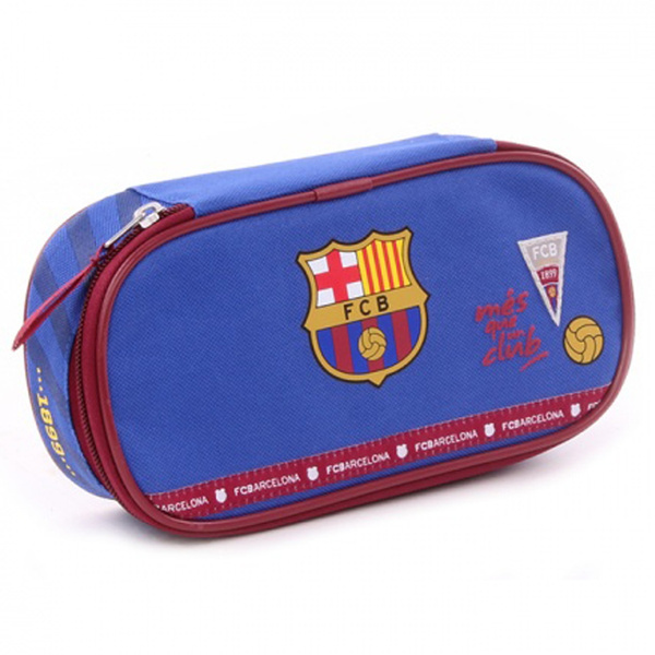 Trousse Ronde Garçon FC Barcelone Bleu Marine Pas Cher