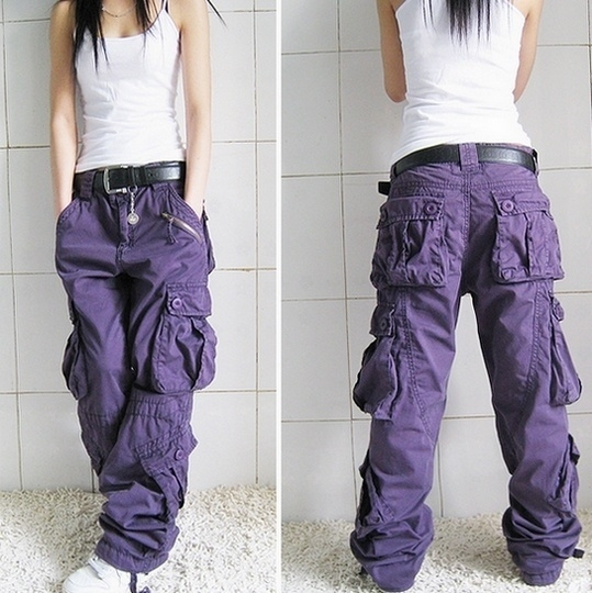 Street Fashion Multi-pocket Classic Military Cargo Pants Hip Hop