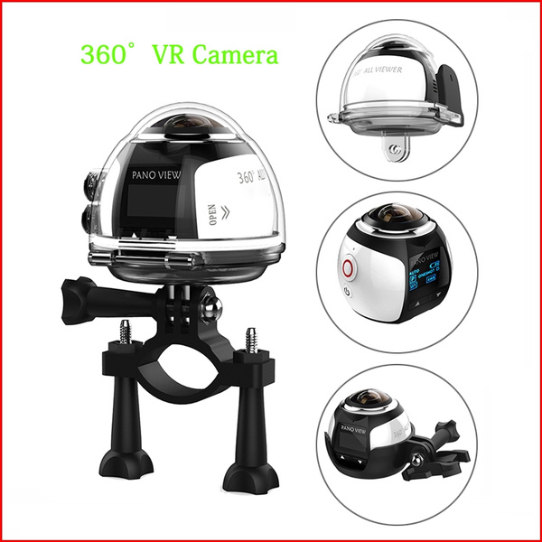 360 Degree Camera Vr 4k Wifi Video Mini Panoramic 2448 2448 Hd Panorama Action 3d Virtual Realit