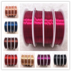 NEW 0.3/0.4mm Colorful Copper Wires Beading Wire Beads for Jewelry Making DIY Bracelet