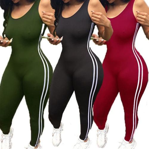 Women's Sport Yoga Gym Rompers Suit Fitness Workout Jumpsuit Bodysuits