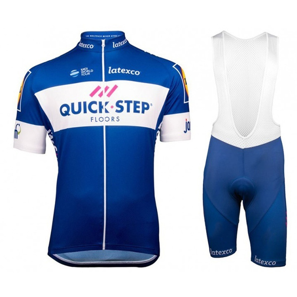 2019 Men Cycling Jersey Bib Shorts Set New team Bike Short Sleeve sports uniform 
