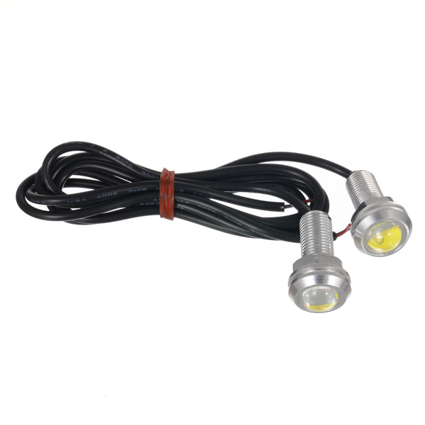 Auto LED Lamp 18MM Eagle Eye Light 9W Ultra-thin Screw Counter ...