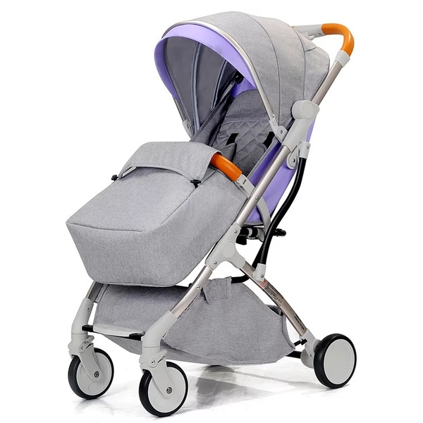 baby stroller with footmuff