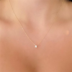 DIAMOND, gold, Beleza, Diamond Necklace