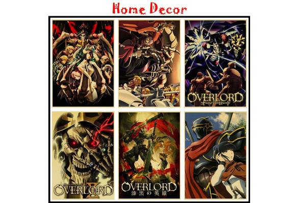 Overlord Anime Wall Art Home Decoration Scroll Poster