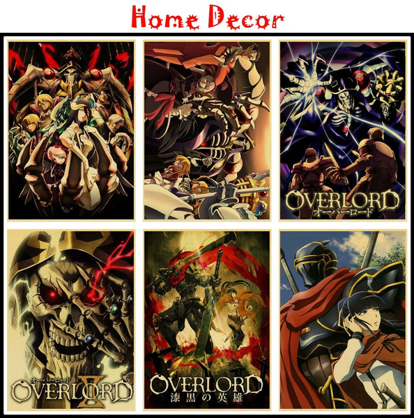 Overlord Anime Wall Art Home Decoration Scroll Poster