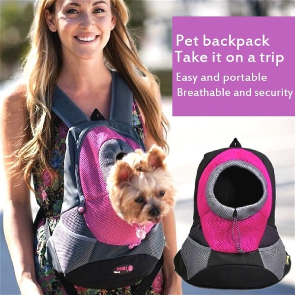 Front carrying clearance dog carrier