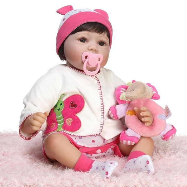 desconocido Rico en general iCradle Fashion Reborn Baby Dolls 22" Handmade RealLife Soft Silicone Baby  Toy for Babies | Wish