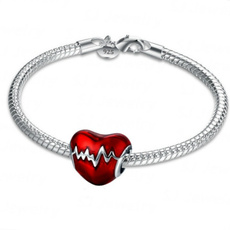 Charm Bracelet, braceletdiy, heartcharmbracelet, Jewelry