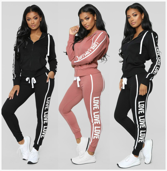 ladies jogging suits set
