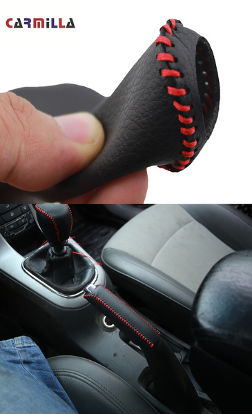 Car Styling Pu Leather Handbrake Cover Hand Brake Covers for Chevrolet ...